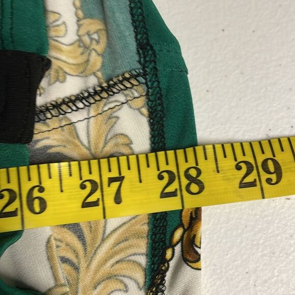 JM Collection Button-Up Chain Printed Tunic Top Women Size L - Picture 8 of 8